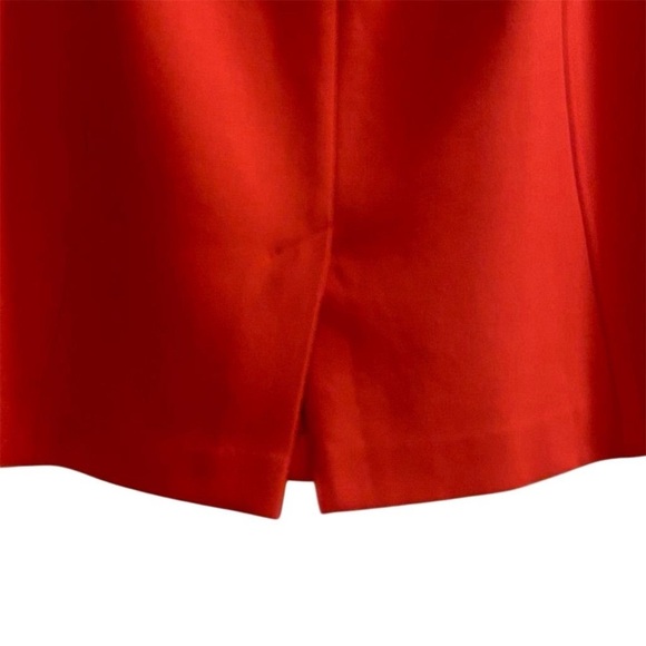 Halogen Women's Red A-Line Knee Length Skirt Size 14 Business Casual - Picture 5 of 10